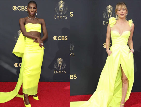 El neón se va fiesta: el nuevo tono tendencia en vestidos de noche