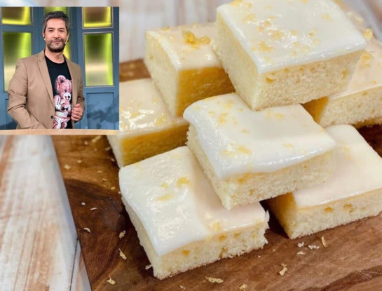 La receta de los cuadraditos de limón y yogur de Mauricio Asta (húmedos y esponjosos)