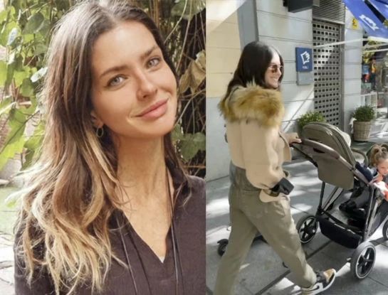 Con un look muy casual, la China Suárez salió a pasear por Madrid con sus hijos: cuánto salen las zapatillas que usó