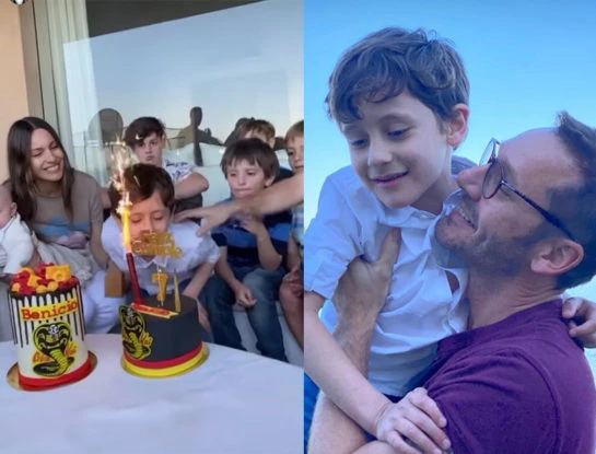 Pampita y Benjamín Vicuña juntos otra vez: las fotos del festejo del cumple de Benicio