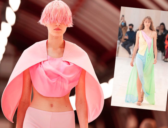 Loewe subió a la pasarela una colección vanguardista con siluetas desestructuradas  y surrealistas