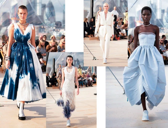 Sara Burton para Alexander McQueen muestra una silueta inspirada en las calles de Londres