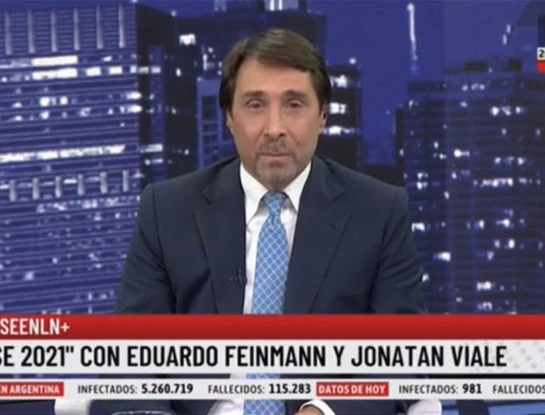 Eduardo Feinmann mostró la primera foto de su beba recién nacida