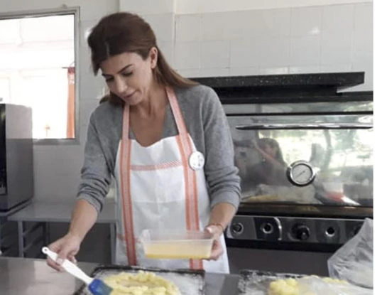 Juliana Awada y su sello particular a la hora de cocinar