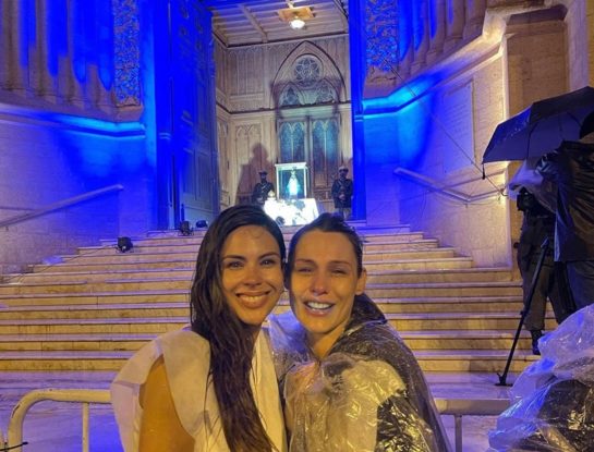 Promesa cumplida: Así fue la emocionante llegada de Pampita a Luján