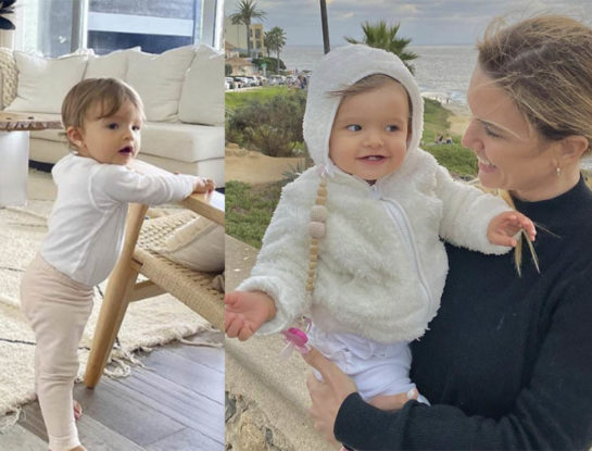 ¡Re tierno!: Mirá el video de la hija de Sofía Zámolo dando los primeros pasos