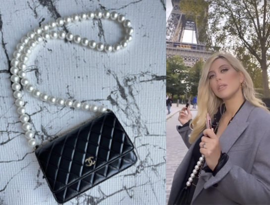 Cuánto sale la cartera súper chic que llevó Wanda Nara por las calles de París