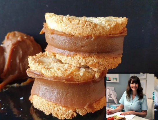 La receta de los alfajores de coco light (sin harina ni maicena) de Romina Pereiro