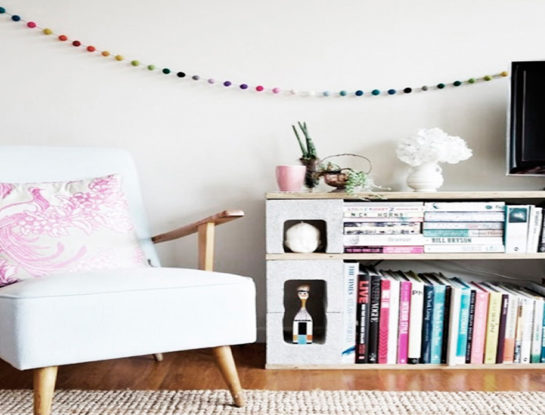 Decorar con bloques de cemento: una tendencia low cost y muy canchera