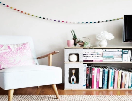 Decorar con bloques de cemento: una tendencia low cost y muy canchera
