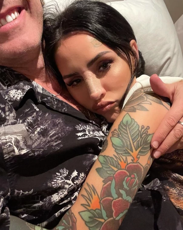 La foto de Cande Tinelli tras la cirugía. 