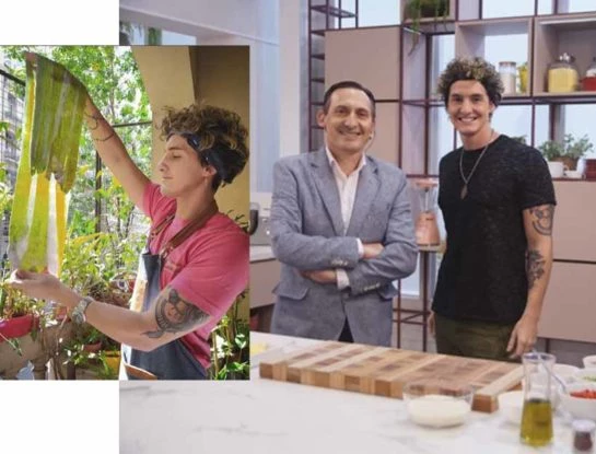 Quién es Facundo, el hijo chef de Paulo Kablan: tiene 23 años, cocina desde chico y fue clave para la participación de su padre en "Masterchef"