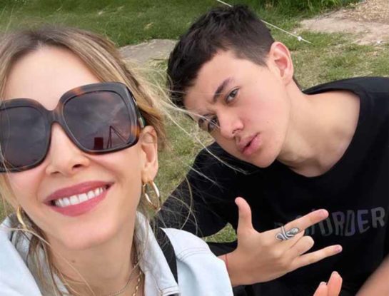Guillermina Valdés, una mamá feliz: así fue el debut de Dante Ortega como cantante
