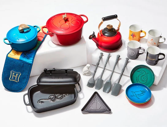 Llená tu cocina de magia con los nuevos utensilios de Le Creuset inspirados en Harry Potter