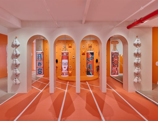 Hermès abrió un gimnasio emergente en Brooklyn: su diseño interior es irresistible