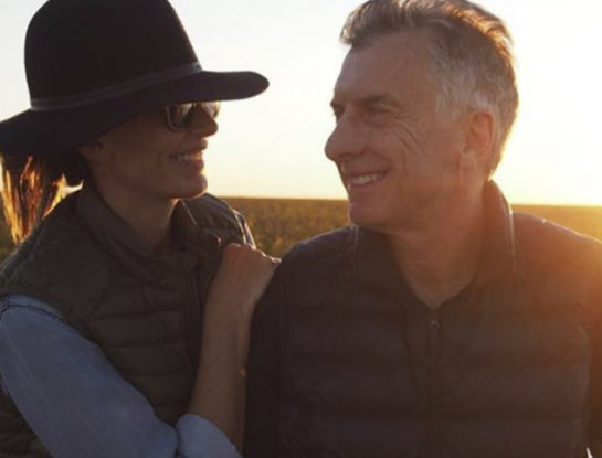A los besos, Juliana Awada celebró el aniversario de casamiento con Mauricio Macri