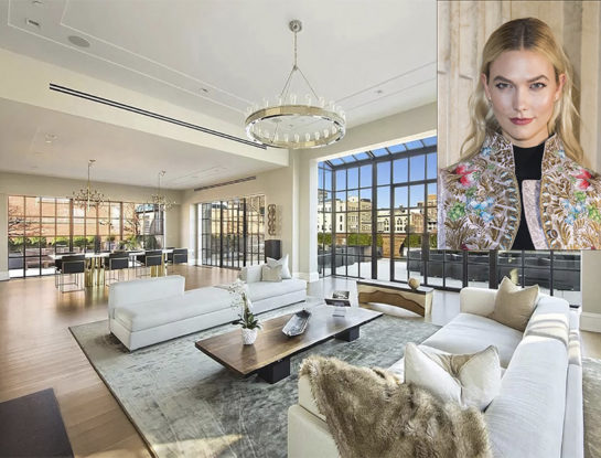 Así es el nuevo y espectacular penthouse que Karlie Kloss y Joshua Kushner compraron en Manhattan: tiene 5 habitaciones, 7 baños y está repleto de detalles deco de lujo