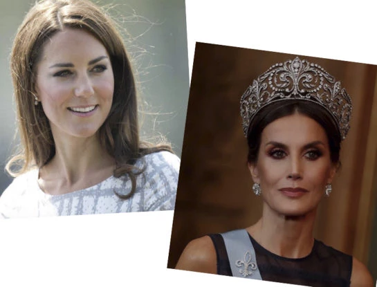 Impactante: usaron imágenes de Kate Middleton y de Letizia Ortiz para una campaña de arte callejero para concientizar sobre la violencia contra la mujer