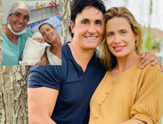 Las primeras fotos de Faustino, el cuarto hijo de Ivana Saccani y Sebastián Estevanez