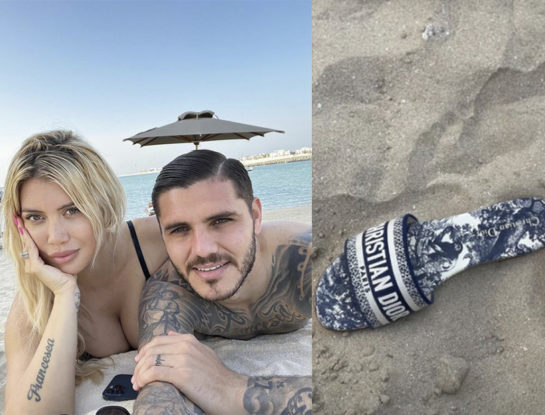 Ni la reconciliación, ni el viaje romántico... Lo que más sorprendió fueron las lujosísimas mules que Wanda Nara llevó a la playa