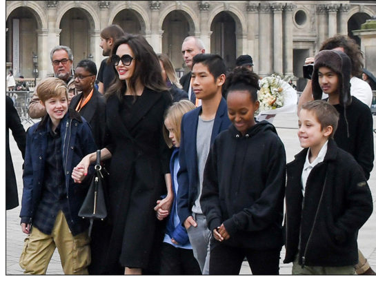 Qué hacen los hijos de Angelina Jolie