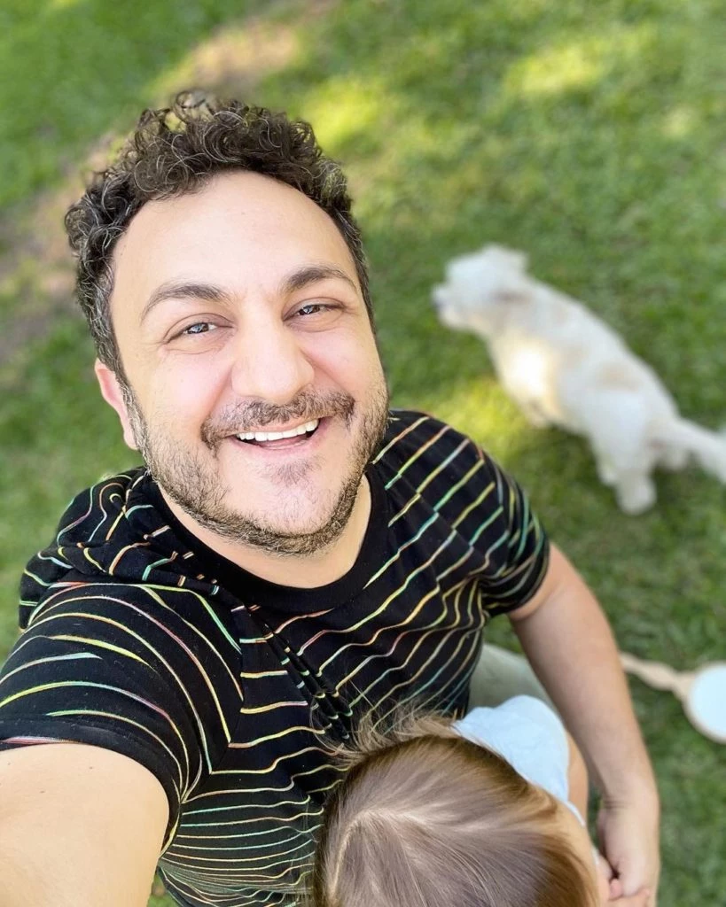 Diego Topa y su hija Mitaí
