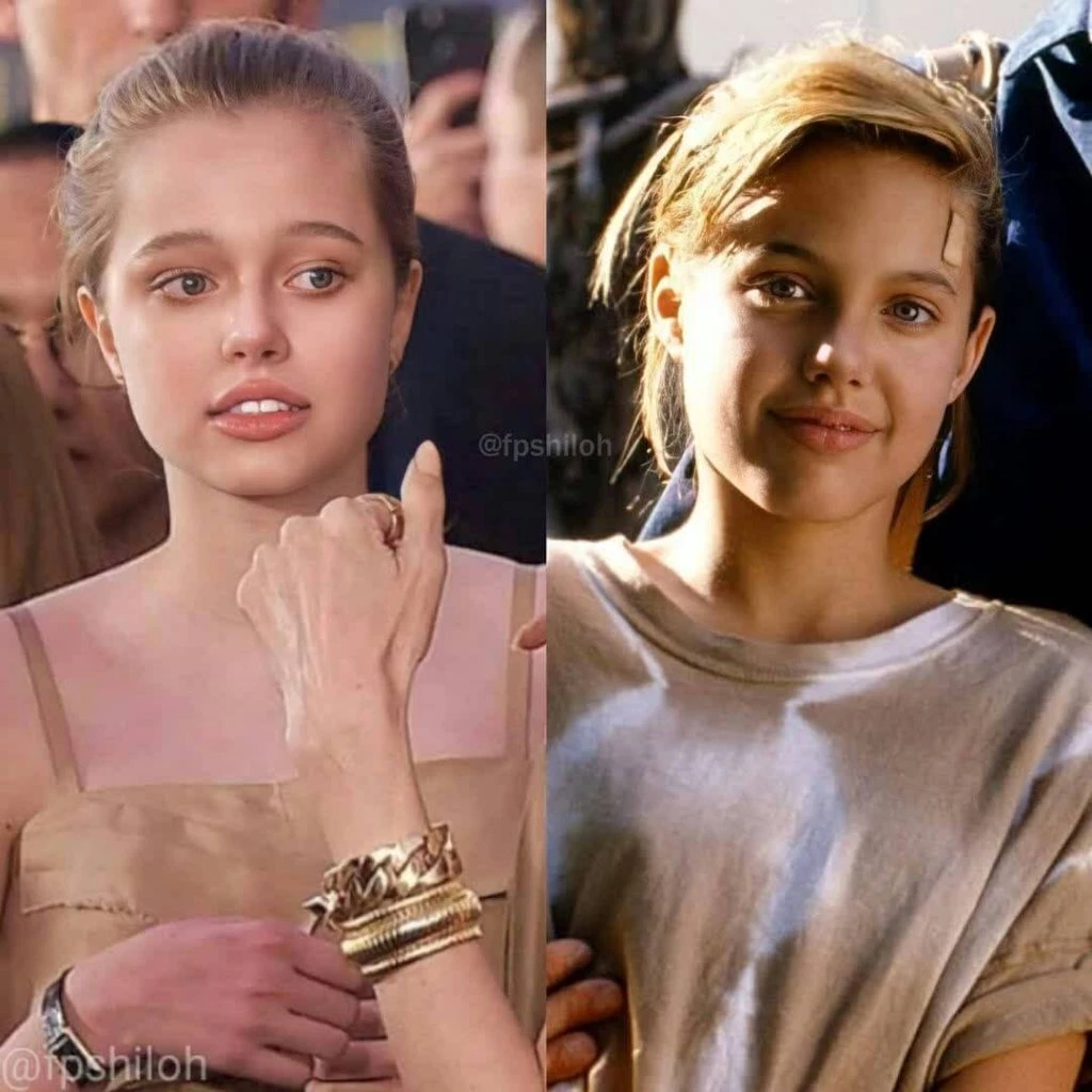 Shiloh y angelina Jolie