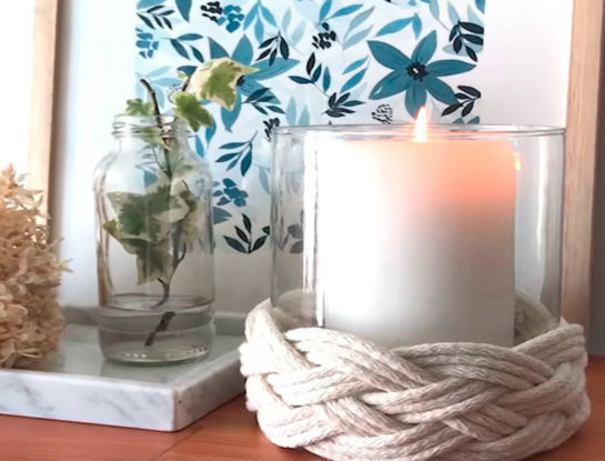 Video deco: cómo hacer un centro de mesa divino sólo con hilo de algodón