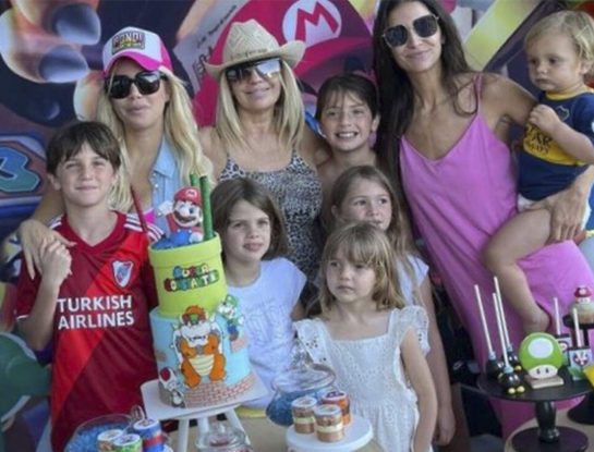 Las fotos del divertido cumpleaños de Costantino, el hijo de Wanda Nara y Maxi López