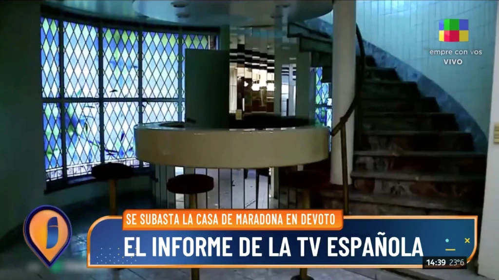 barra casa de Maradona