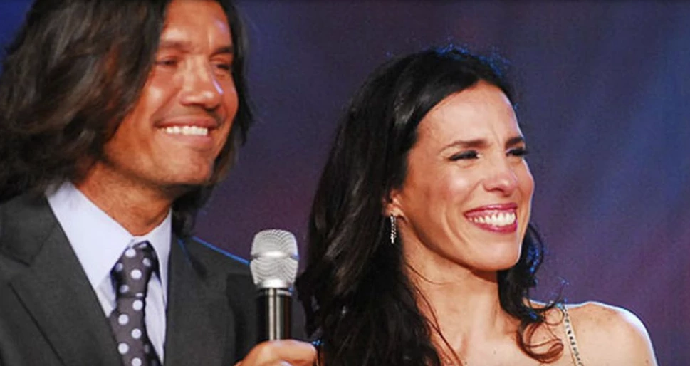 Paula Robles y Marcelo Tinelli
