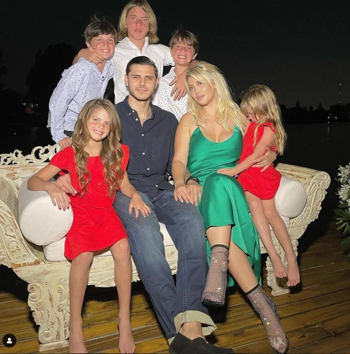 wanda nara e hijos