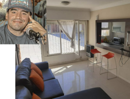 Se conoció otra propiedad de Diego Maradona que saldrá a remate: es un departamento de dos ambientes ubicado en Mar del Plata