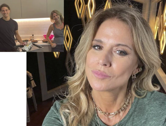 Flavia Palmiero presentó en sociedad a su hijo, el chef Gianni Battellini