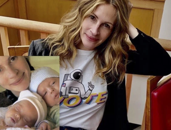 Julia Roberts celebró el cumpleaños de sus mellizos con una tierna imagen: mirá cómo están hoy a sus 17 años