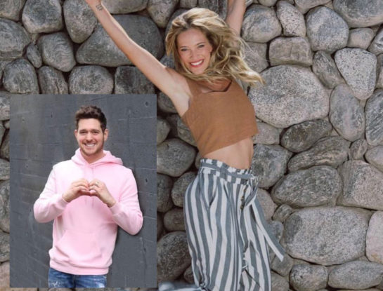 Michael Buble le envió un romántico mensaje a Luisana Lopilato en su último día de filmación en la Argentina