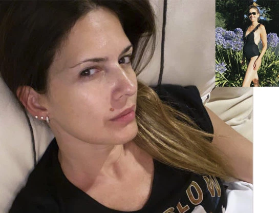 Isabel Macedo mostró cuánto creció su embarazo posando en traje de baño