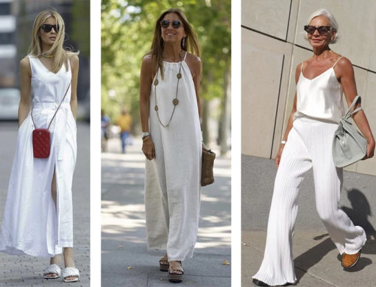 Cómo lookearte canchera para la noche del 31 de diciembre: las influencers nos enseñan el dress code blanco más inspirador