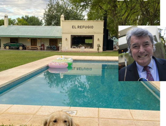 Así es el imponente parque con pileta de la chacra de Pancho Dotto en Entre Ríos