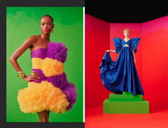 Carolina Herrera se inspira en la danza y pone los colores en acción