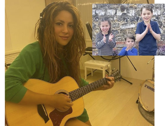 El gesto de Shakira con la princesa Charlotte