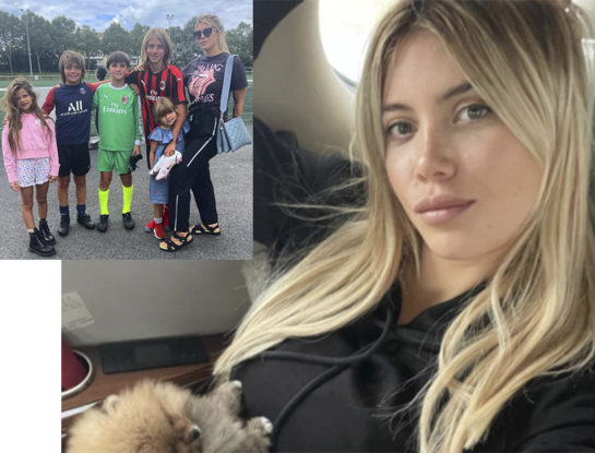 Wanda Nara y sus hijos ya le escribieron a Papá Noel: "Yo me porté tan bien este año que hice la lista en un rollo de papel higiénico"