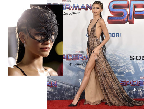 Zendaya y su look inspirado en la Mujer Araña para el lanzamiento de Spiderman No way home