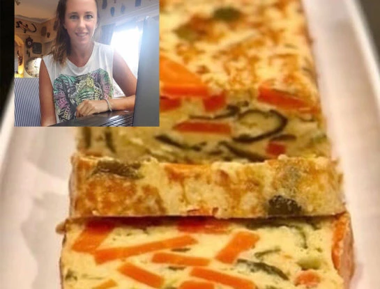 La receta del budín de verduras light de Estefanía Pasquini, la esposa del doctor Cormillot