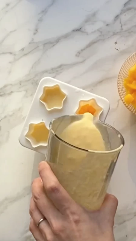 paso 5 helados de durazno