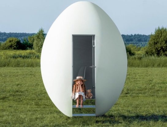 ¡Divina! Mirá la original casa de juegos con que le diseñó un artista a su hija