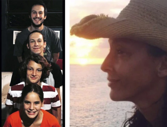 Así están los cuatro hijos de Ana Paula Dutil hoy: tuvo dos con el ex modelo Fernando Ranuschio y los otros dos con Emanuel Ortega