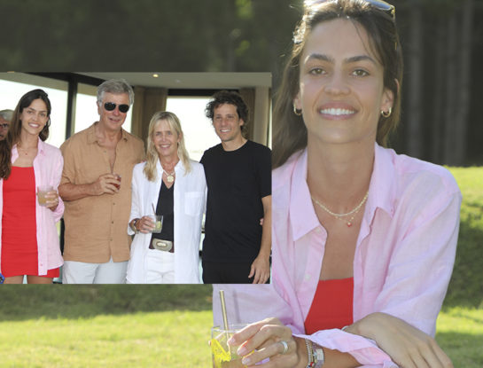 Helena Ayerza y Gastón Gaudio: tarde de tenis en Punta del Este