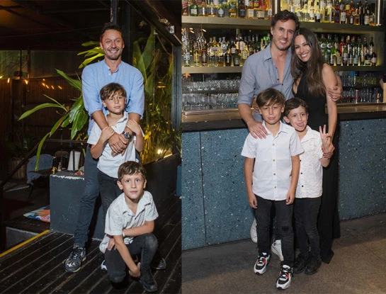 Las fotos de Benjamín Vicuña en el festejo del cumpleaños de Pampita y Roberto García Moritán