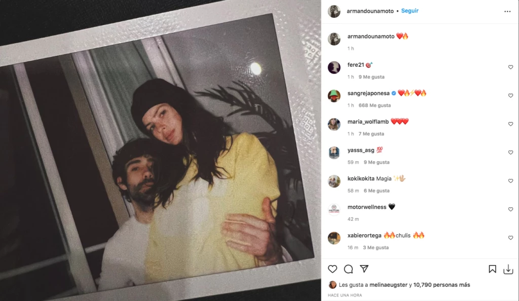 La China Suarez y Armando Mena Navareña juntos